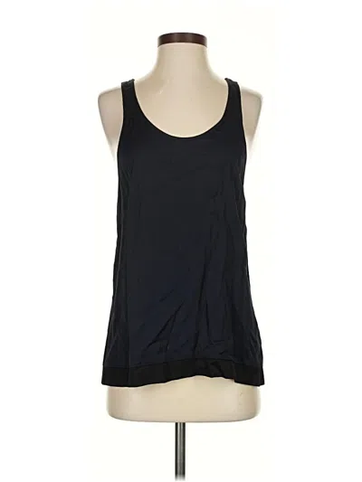 Pre-owned Theory Sleeveless Top Black Halter Neckline Tops
