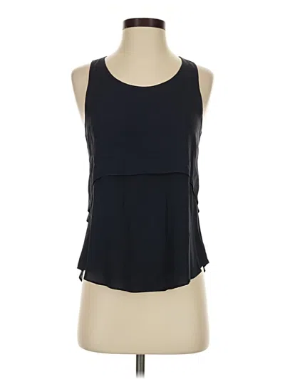 Pre-owned Theory Sleeveless Top Black Halter Neckline Tops