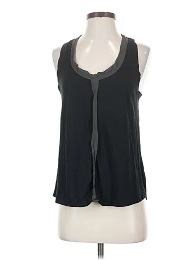 Pre-owned Theory Sleeveless Top Black Halter Neckline Tops