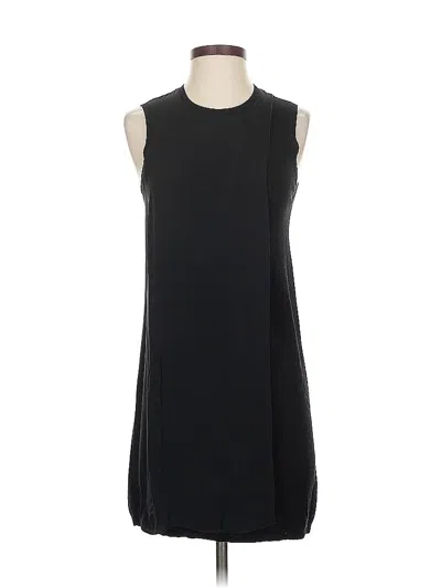 Pre-owned Theory Sleeveless Top Black Keyhole Neckline Tops