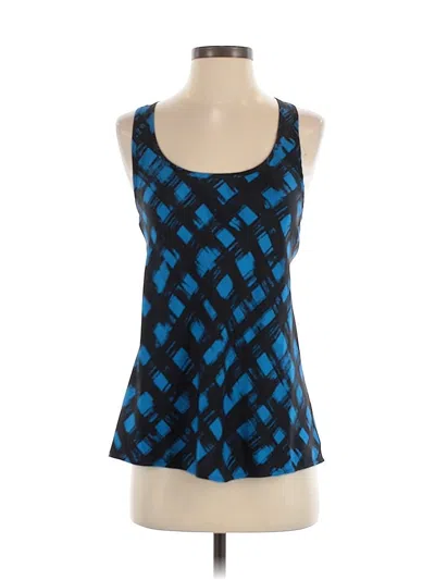 Pre-owned Theory Sleeveless Top Blue Square Neckline Tops