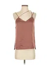 Theory Sleeveless Top Brown Halter Neckline Tops In Brown