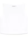 Theory Boat-neck Top In White