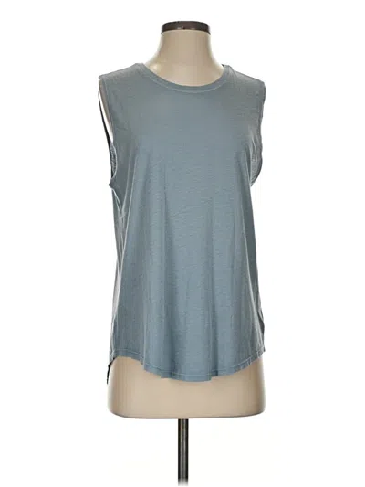 Pre-owned Theory Sleeveless T-shirt In Blue