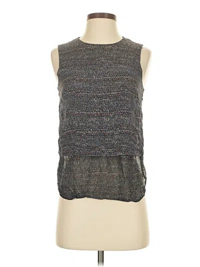 Pre-owned Theory Sleeveless T-shirt In Gray