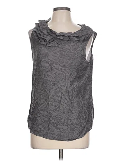 Pre-owned Theory Sleeveless T-shirt In Gray