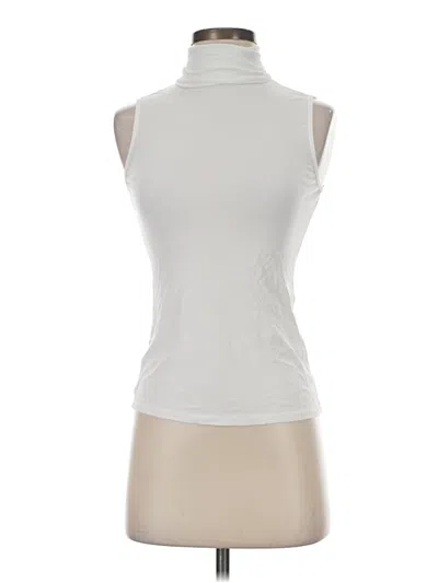 Pre-owned Theory Sleeveless T-shirt In Ivory