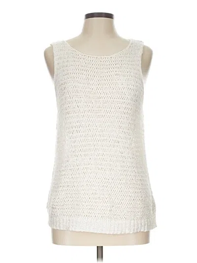 Pre-owned Theory Sleeveless T-shirt In Ivory
