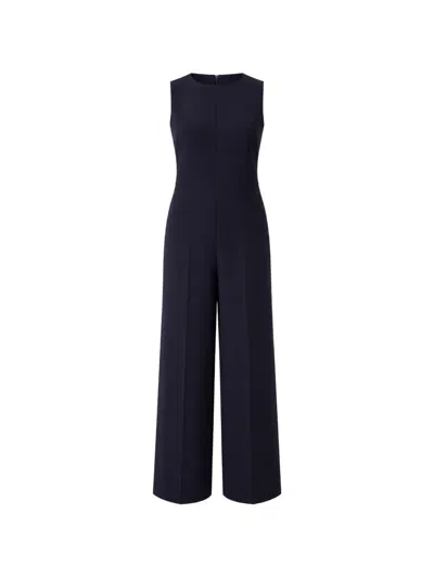 Theory Sleeveless Wide-leg Jumpsuit In Animal Print