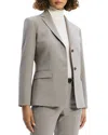 Theory Trace Tailored Blazer In Cinder Melange