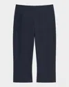 Theory Slim Capri Pants In Blue