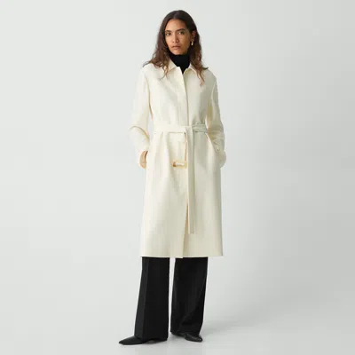 THEORY SLIM CAR COAT IN ADMIRAL CREPE