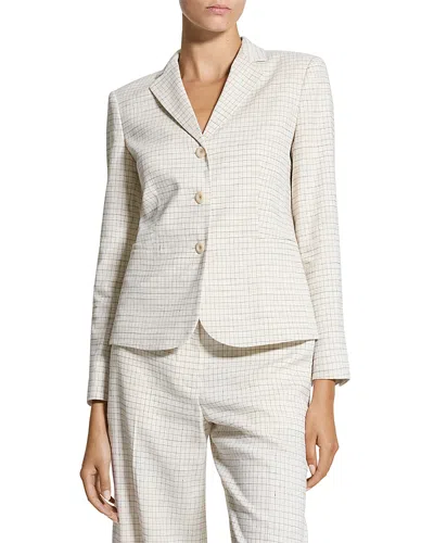 THEORY SLIM CHECK BLAZER