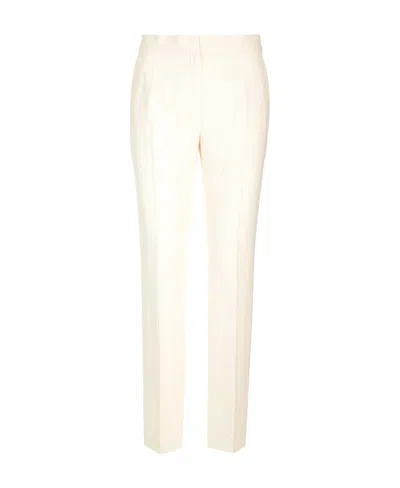 Theory Slim-cut Tailored Trousers In White