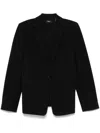 Theory Single-breasted Blazer In Black