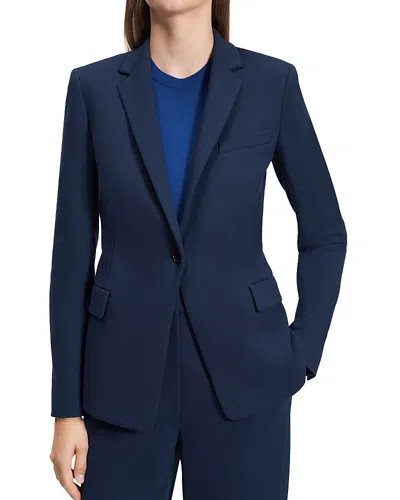 Theory Slim Fit Blazer In Brght Navy