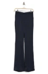 Theory Slim Fit Crushed Satin Pants In Nocturne Navy