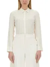 Theory Shirts In Ivory