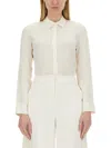 Theory Slim Fit Shirt In Ivory