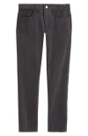 Theory Slim Fit Stretch Corduroy Pants In Dark Grey