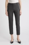 Theory Slim Fit Stretch Wool Crop Pants