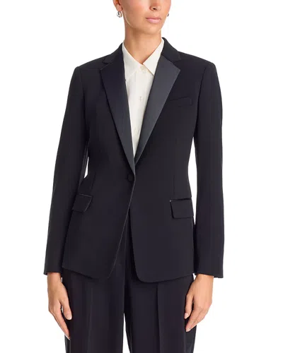 Theory Slim Fit Tuxedo Jacket In Admiral Crepe In Blue