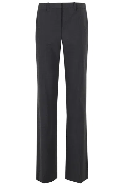 THEORY SLIM FL TROSERS TRAC