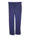 Theory Slim Kick Pants In Navy Blue Polyamide In Blue