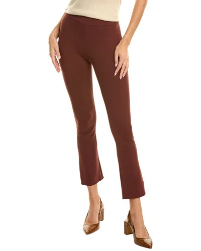 Theory Slim Kick Ponte Legging In Red