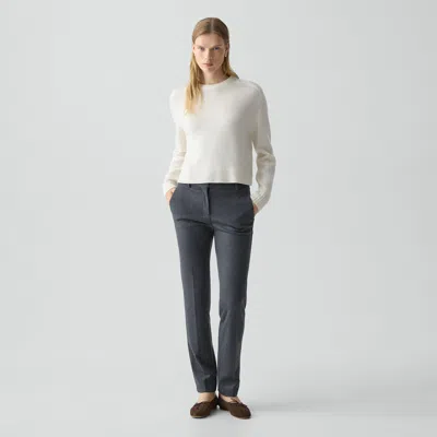 Theory Slim Leg Pant In Wool-blend Knit