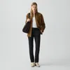 Theory Slim Leg Pant In Wool-blend Knit In Black