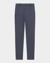 Theory Slim Mid-rise Pants In Blue
