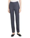 Theory Slim Fit Wool Blend Pants In Blue