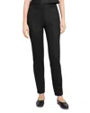 Theory Slim Fit Wool Blend Pants In Black