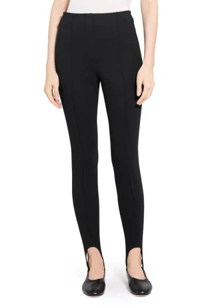 Theory Slim Stirrup Leggings In Black
