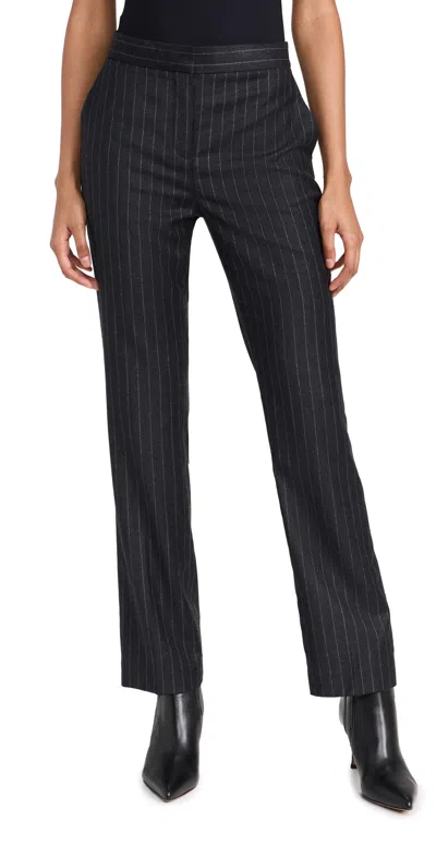 Theory Woman Pants Black Size 00 Polyester, Virgin Wool, Elastane, Polyamide