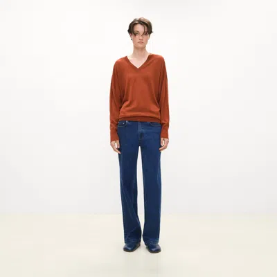 Theory Slim-straight Jean In Essential Denim In Blue