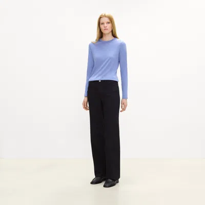 Theory Slim-straight Jean In Stretch Denim In Black