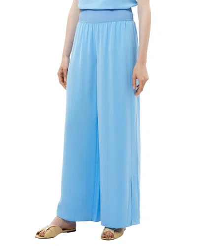 Theory Slit Combo Pant In Blue