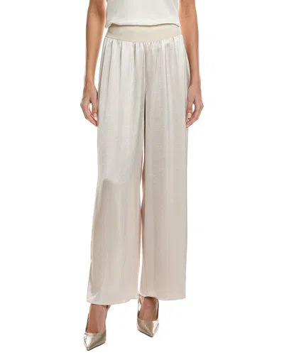 Theory Slit Combo Pant In Neutral