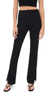 Theory Flare Side-slit Leggings In Black
