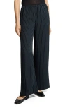 Theory Slit Hem Wide Leg Pants In Multi