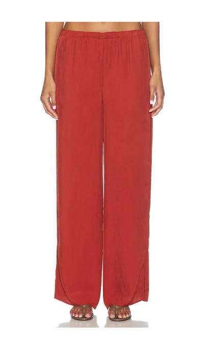 Theory Slit Pant In Umber