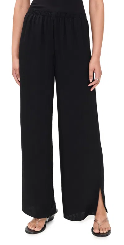Theory Slit Pants Black