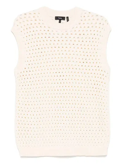 THEORY THEORY SLVLESS VEST CB.ROUN