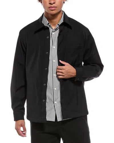 Theory Snap Overshirt In Transparent