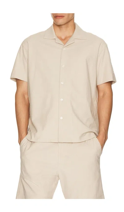 Theory Soft Terry Shirt In Neutral