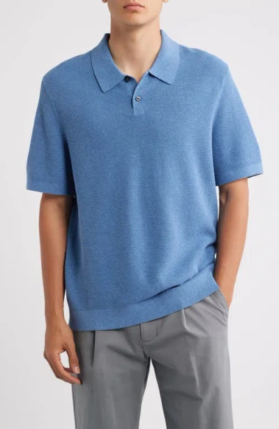 Theory Soris Knit Polo In Multi