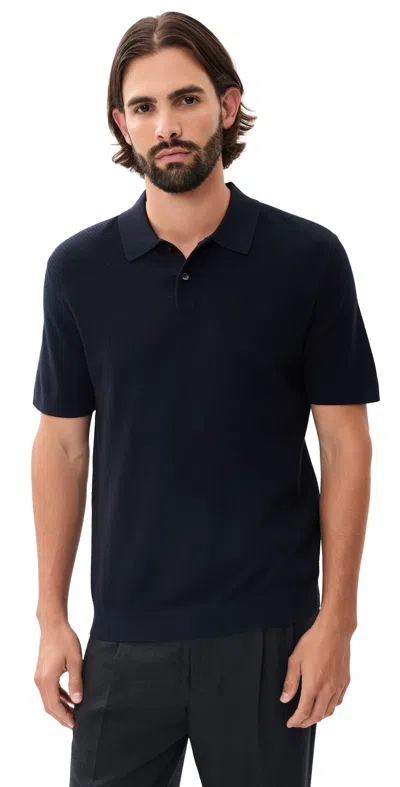 Theory Soris Polo Baltic In Blue