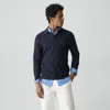 Theory Soris Polo Shirt In Light Bilen In Blue